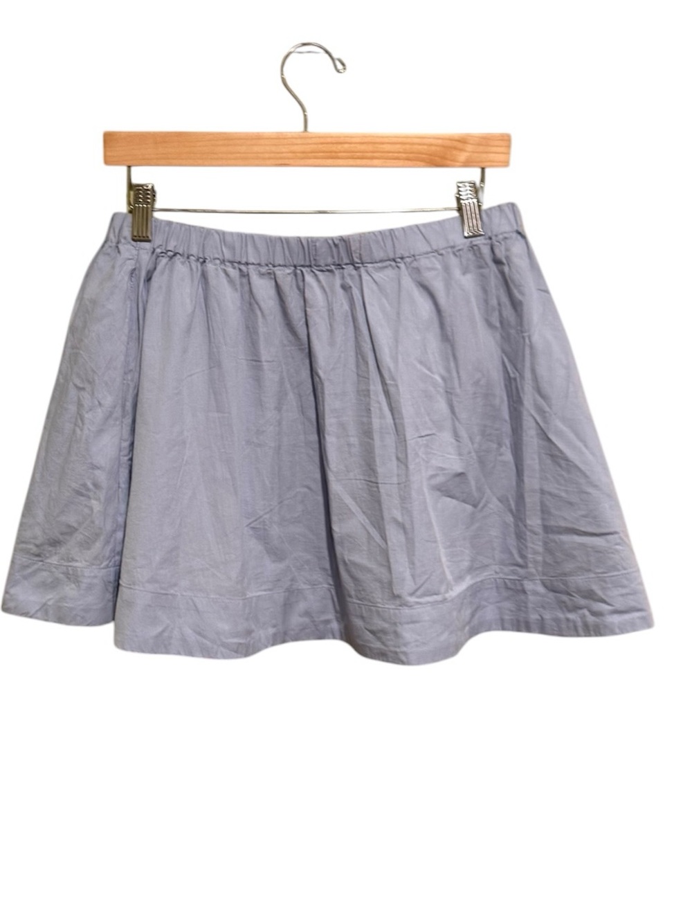 Free People: Free-est Light Blue Pull-on Mini Skirt - Size Medium - Picture 5 of 5
